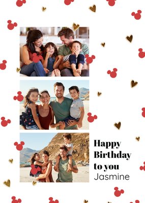 Disney Mickey Mouse Photo Upload Birthday Card