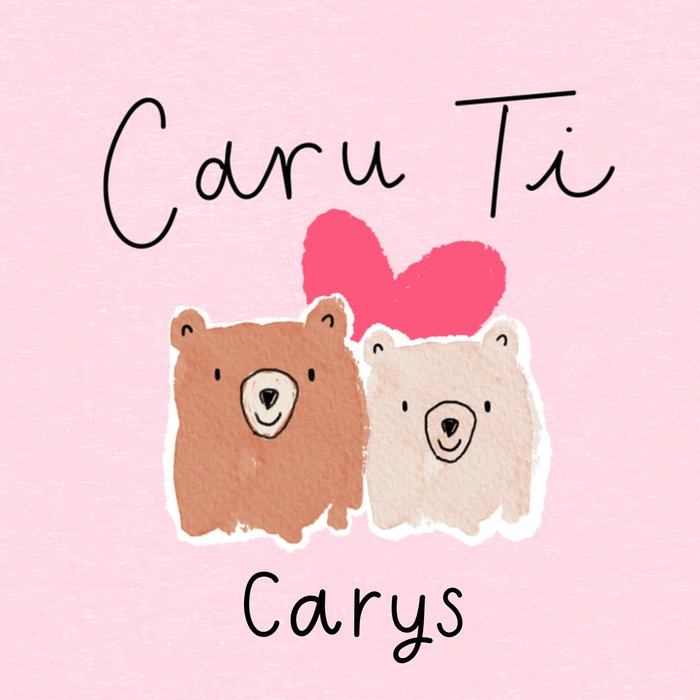 Caru Ti St Dwynwens Day Card