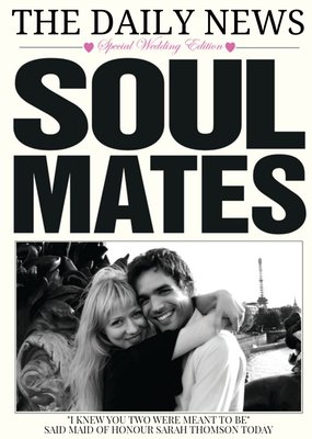 The Daily News Soulmates Headline Photo Upload Card