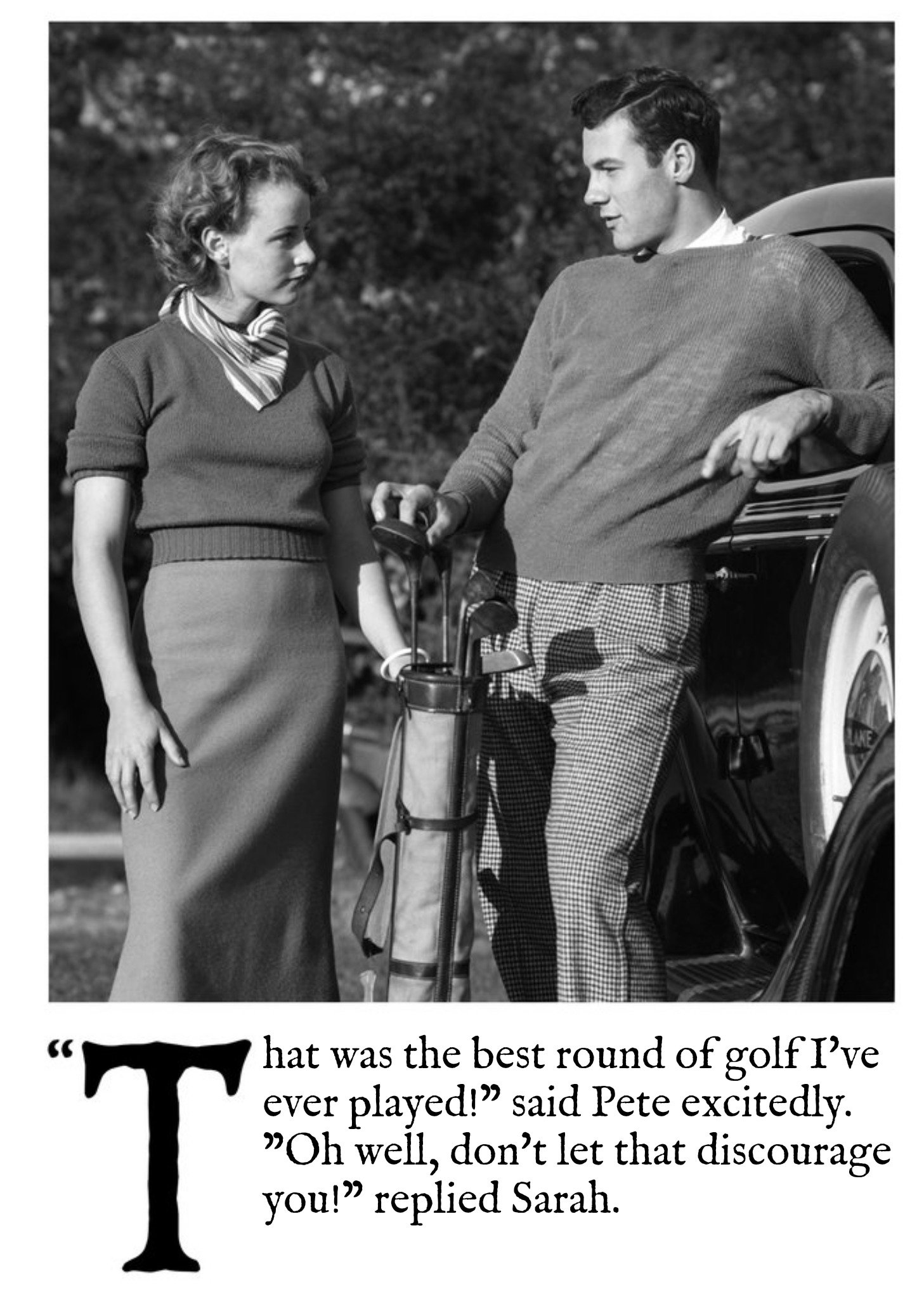 Moonpig The Best Round Of Golf I've Ever Played Personalised Birthday Card