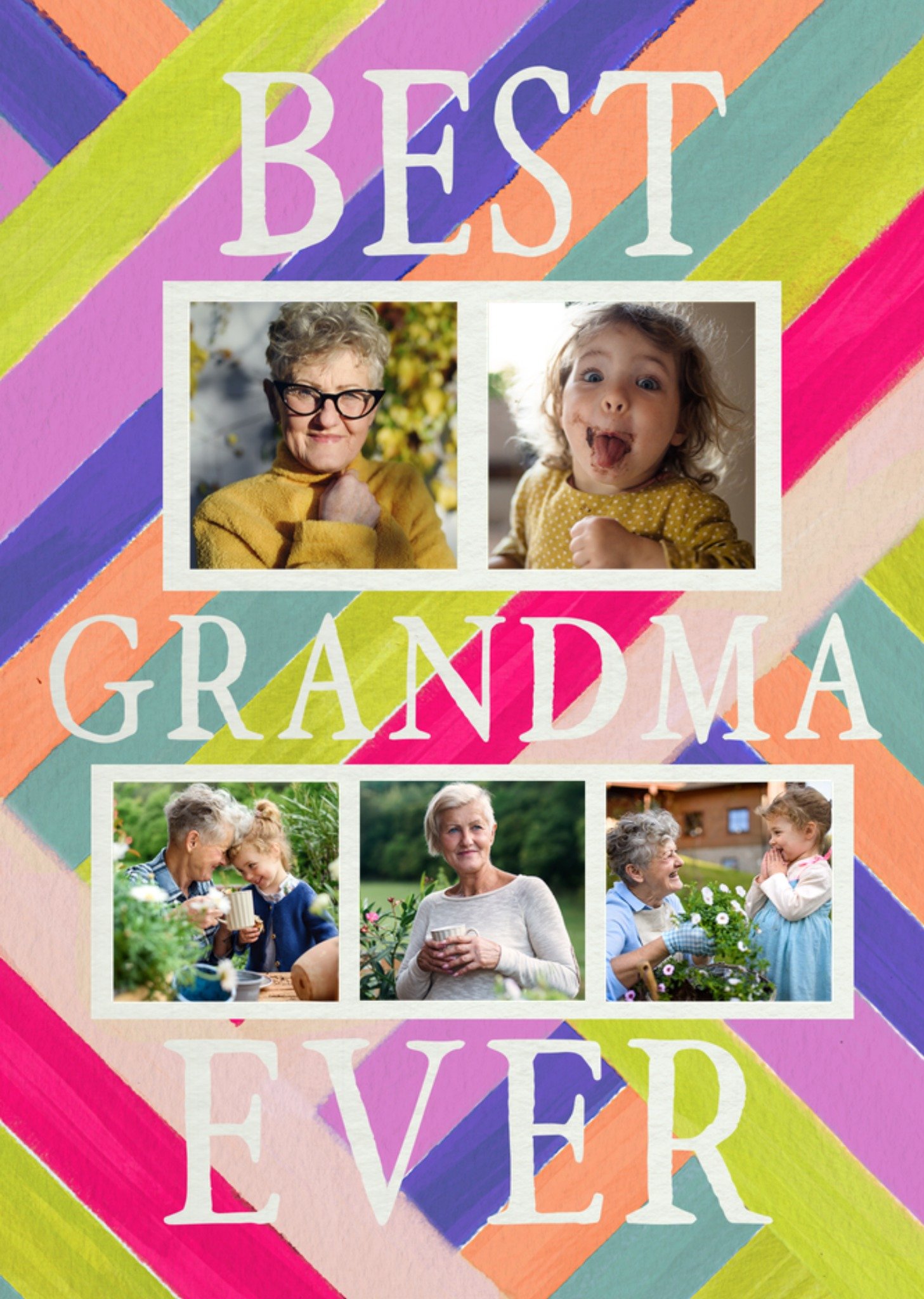 Moonpig Best Grandma Ever Photo Upload Birthday Card