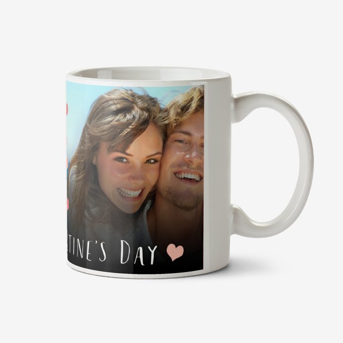 Valentine's Day Double Photo Upload Mug