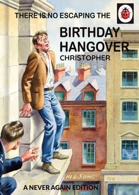 Ladybird Books for Grown-Ups Birthday Hangover Card