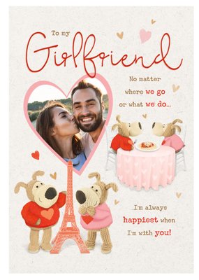 Boofle To My Girlfriend Photo Upload Valentine's Day Card