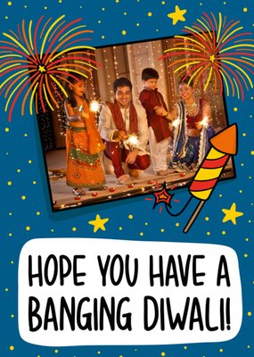 Have A Banging Diwali Photo Upload Card