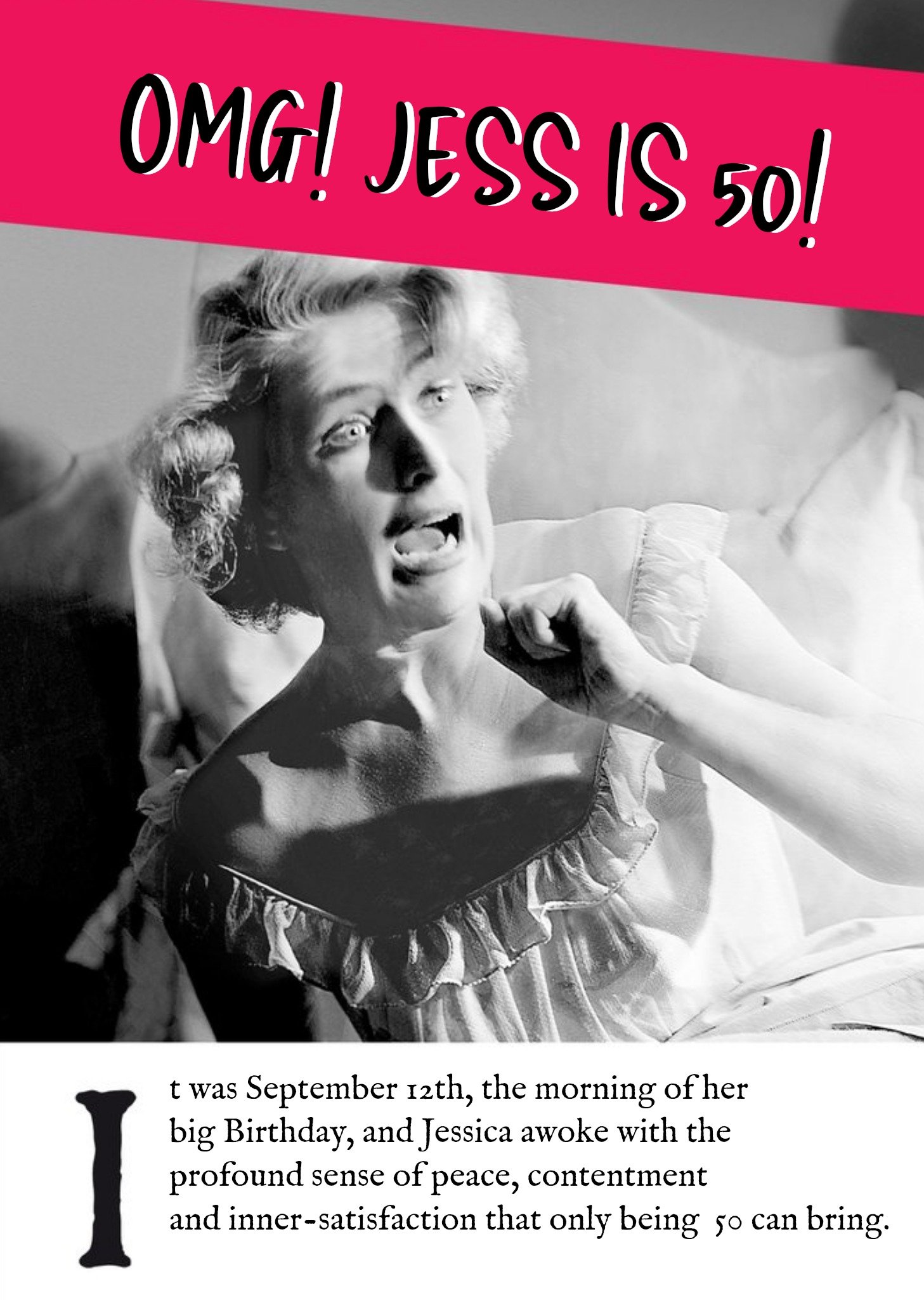 Moonpig Funny 50th Birthday Card For Women