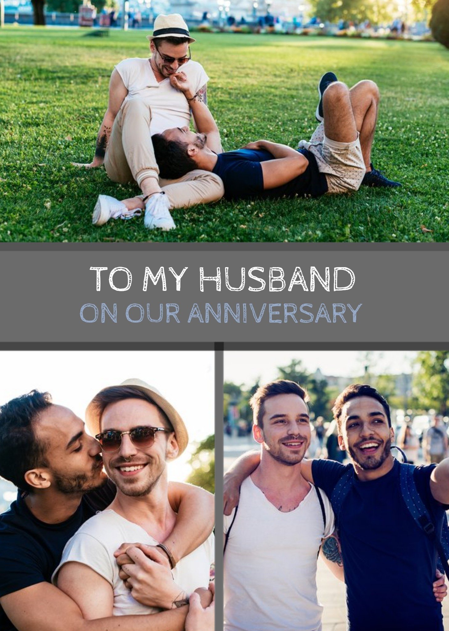 Moonpig Happy Annniversary Photo Upload Card To My Husband