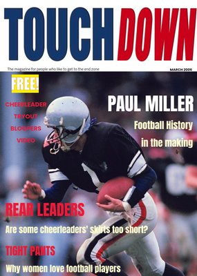 Touchdown Magazine Football History In The Making Personalised Card