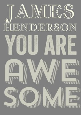 You Are Awesome