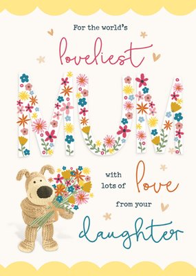 For The World's Loveliest Mum Boofle Card