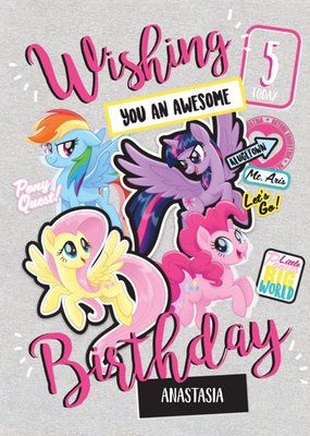 My Little Pony Birthday Card