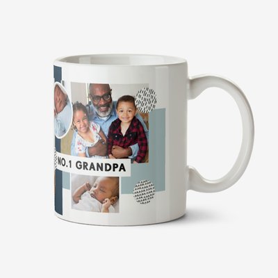 No.1 Grandpa Photo Upload Mug