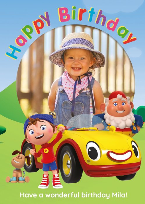 Noddy Photo Upload Birthday Card