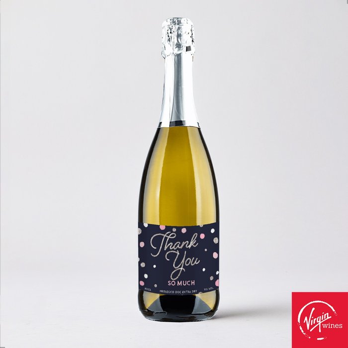 Virgin Wines Personalised Thank You Prosecco 75cl