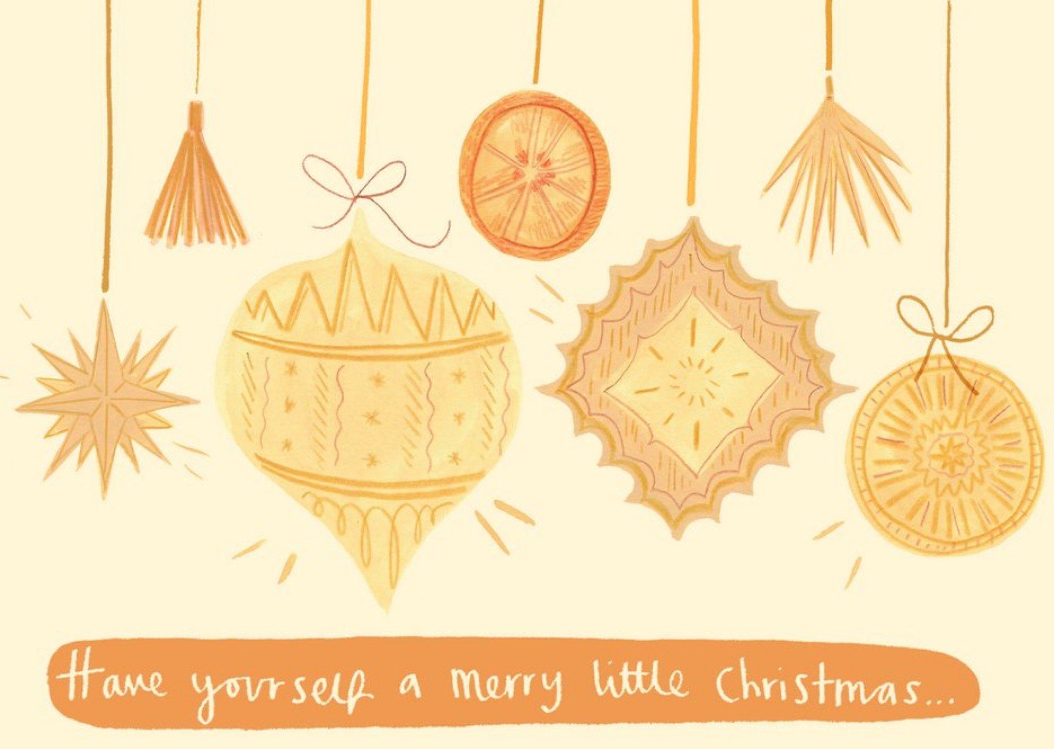 Moonpig Have Yourself A Merry Little Christmas Bauble Card