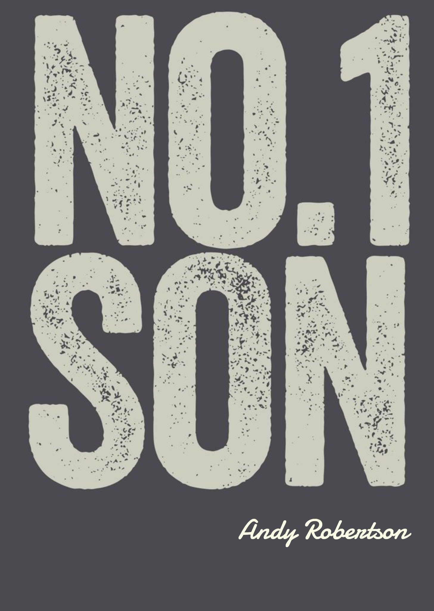 Moonpig No.1 Son Personalised Happy Birthday Card For Son
