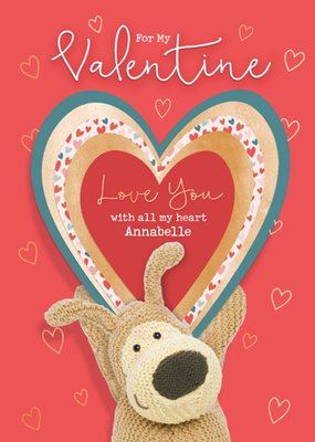 Boofle For My Valentine Card