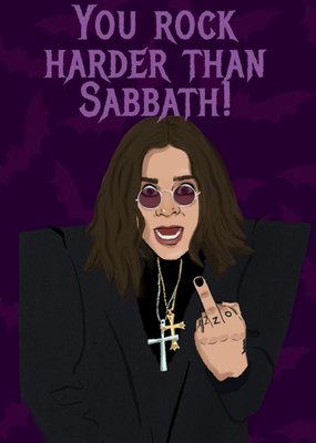 You Rock Harder Than Sabbath Card