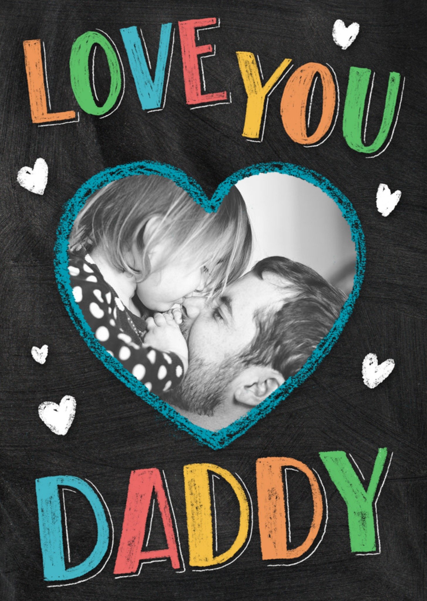 Moonpig Love You Daddy Happy Father's Day Photo Card
