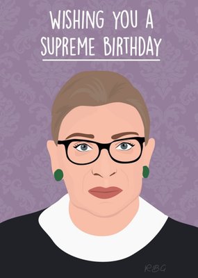 Modern Funny Wishing You A Supreme Birthday Card