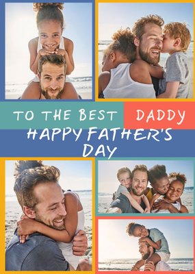 Euphoria To The Best Daddy Photo Upload Father's Day Card