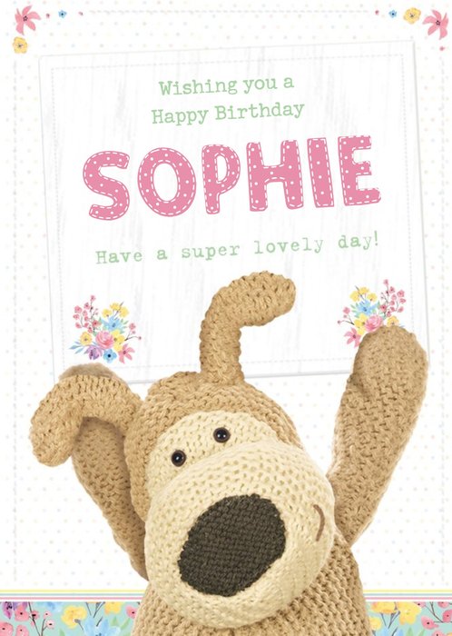 Boofle Personalised Birthday Card
