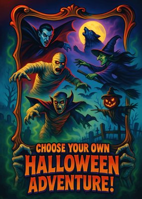 Choose Your Own Adventure Halloween Card