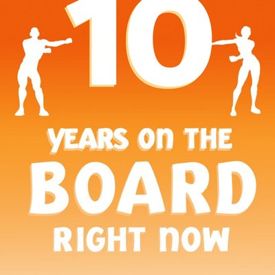 Gaming 10 Years Or Kills On The Board Right Now Birthday Card