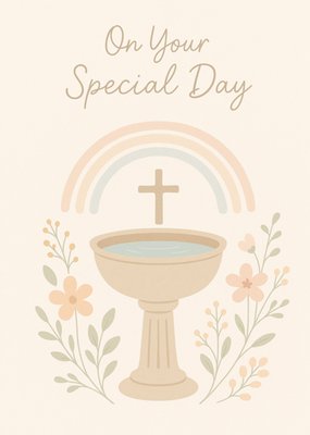 On Your Special Day Illustrated Card