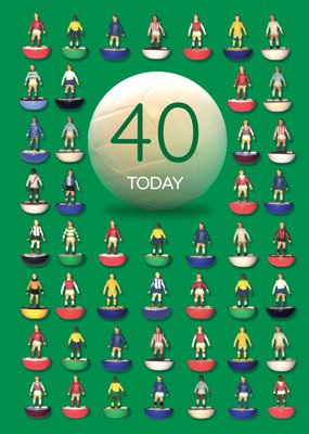 Subbuteo Birthday Card