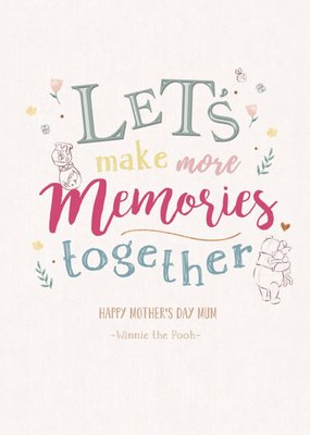 Mother's Day Card - Disney - Mum - Memories