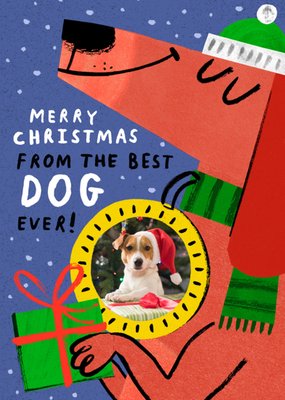 From The Best Dog Ever Photo Upload Christmas Card