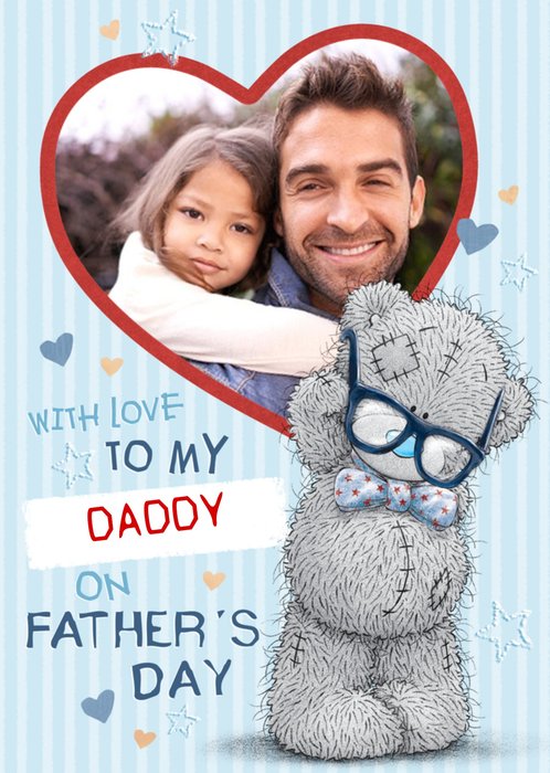 Me To You Tatty Teddy Fathers Day Photo Card