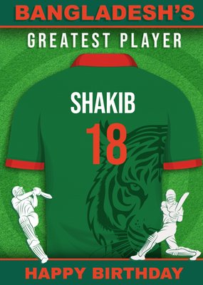 Cricket Legends Bangladesh's Greatest Player Card