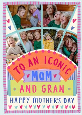 To An Iconic Mom And Gran Photo Upload Mother's Day Card