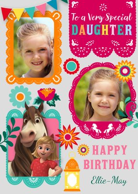 Universal Dreamworks Spirit the horse To A Very Special Daughter Multi Photo Upload