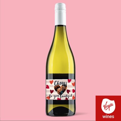 Virgin Wines Personalised Cheers To You Beautiful Pinot Grigio 75cl