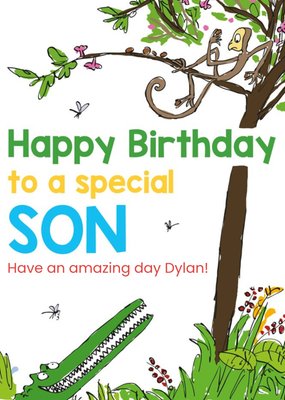 Roald Dahl The Enormous Crocodile Special Son birthday card