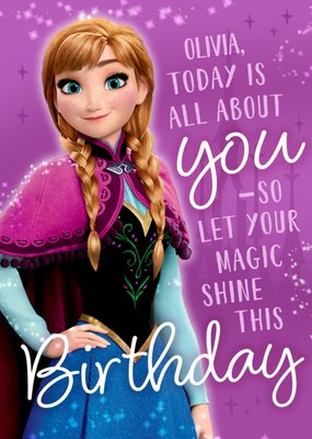 Disney Frozen Birthday Card