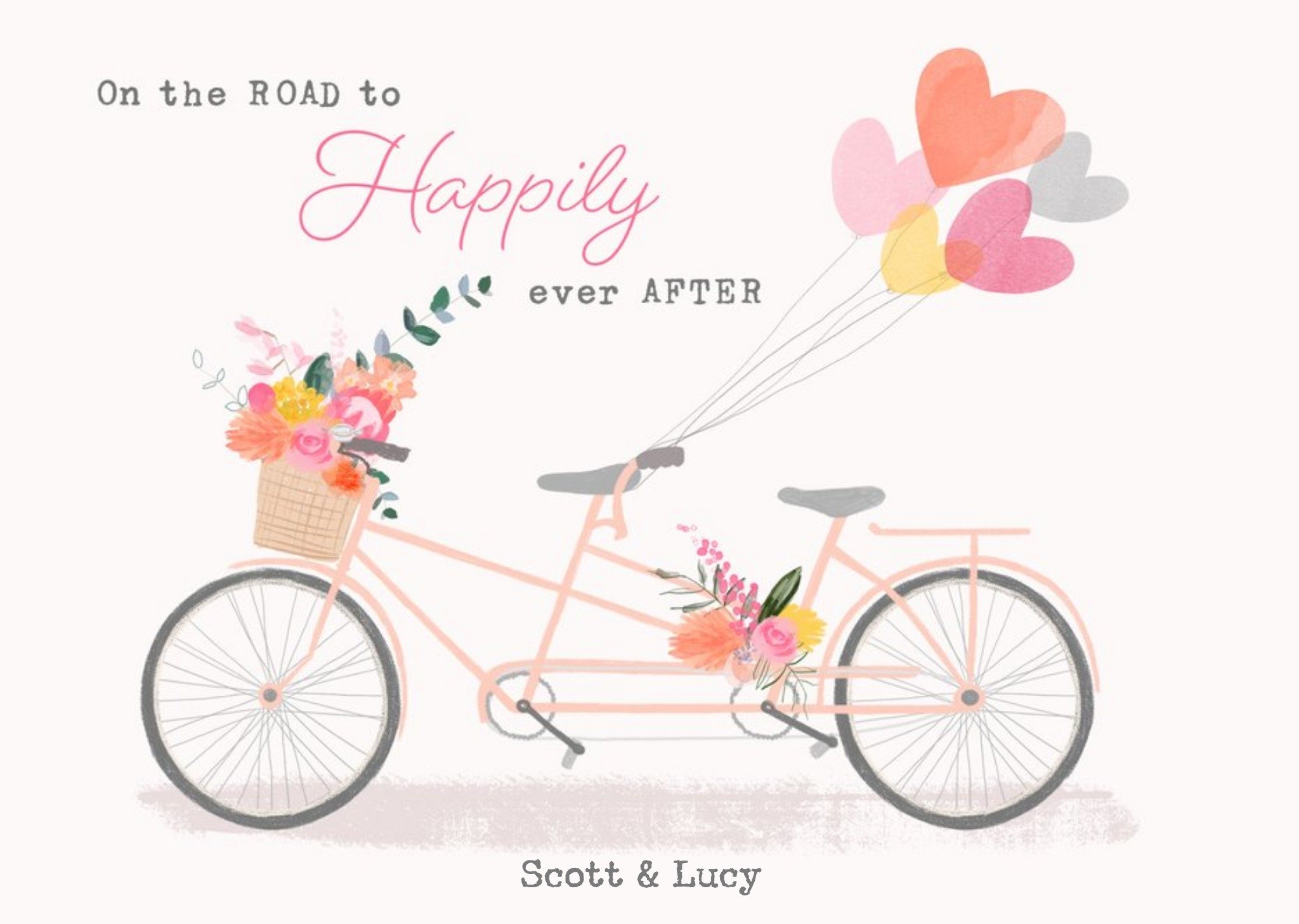 Moonpig Wedding Card - Happily Ever After