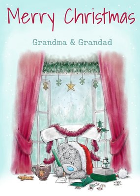 Me To You Tatty Teddy Grandma And Grandad Christmas Card