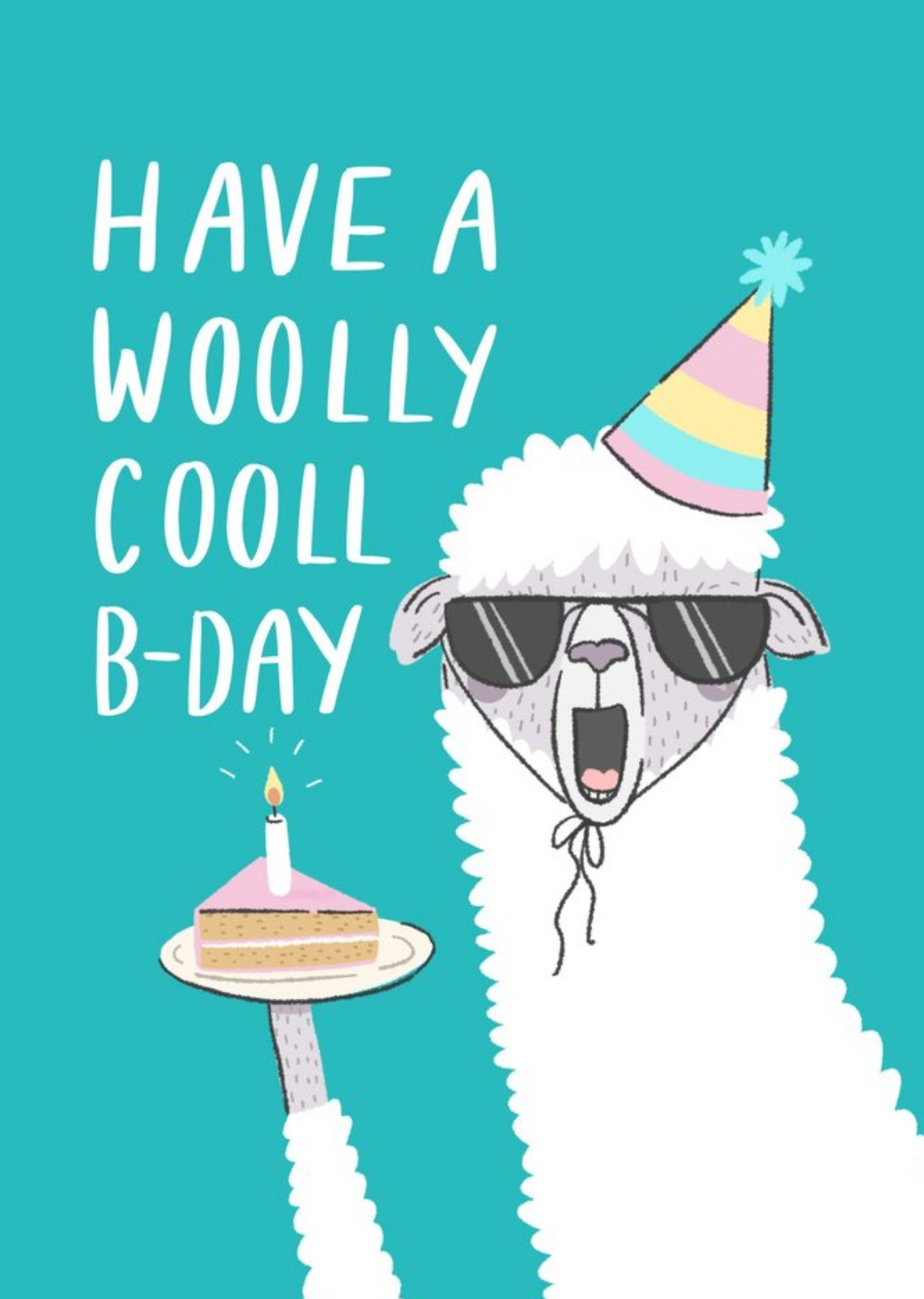 Moonpig Funny Pun Have A Wolly Cooll B Day Birthday Card