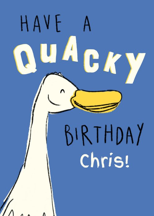 Have A Quacky Birthday Card