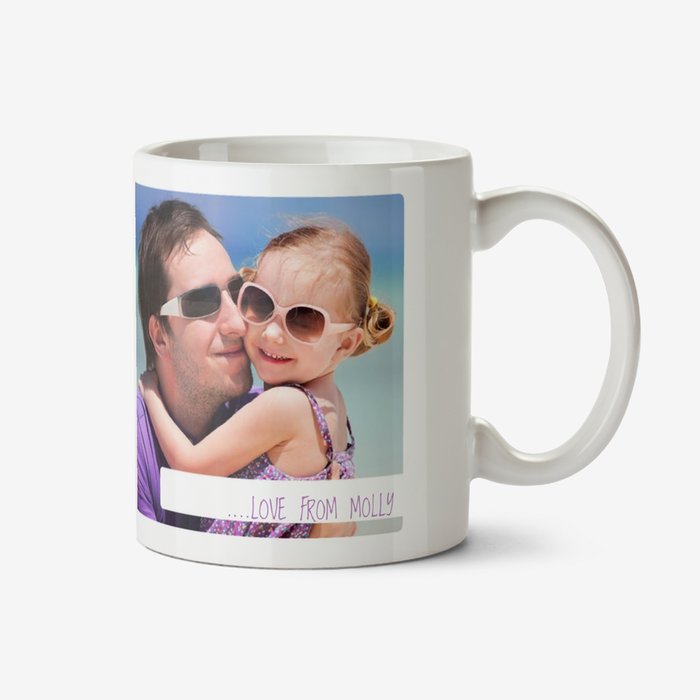 Image Duo Photo Upload and Personalised Text Mug