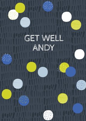 Polka Dot Get Well Card