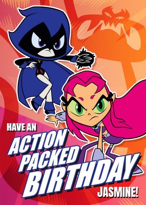 Teen Titans Go Birthday Card