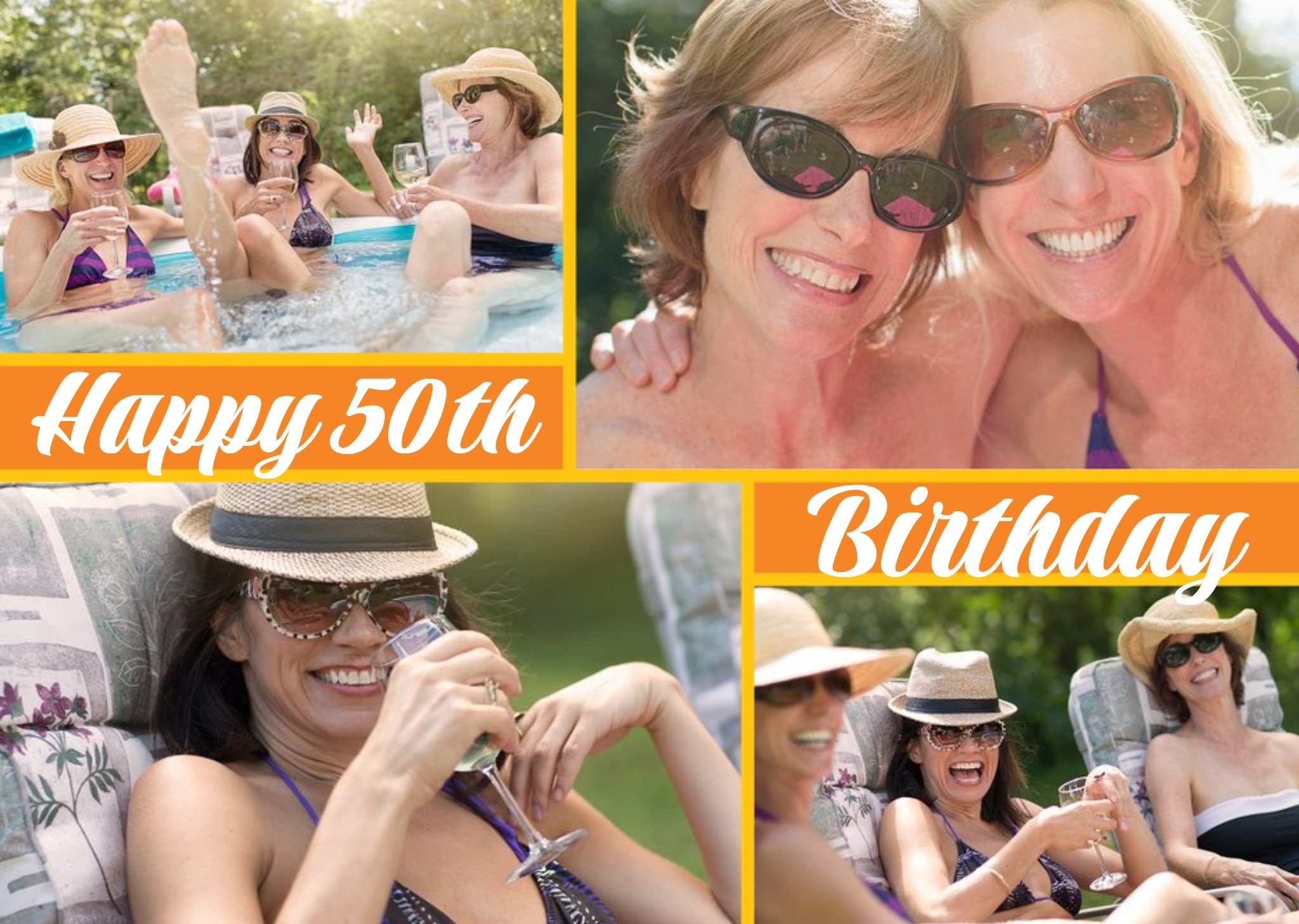 Moonpig Photo 50th Birthday Card