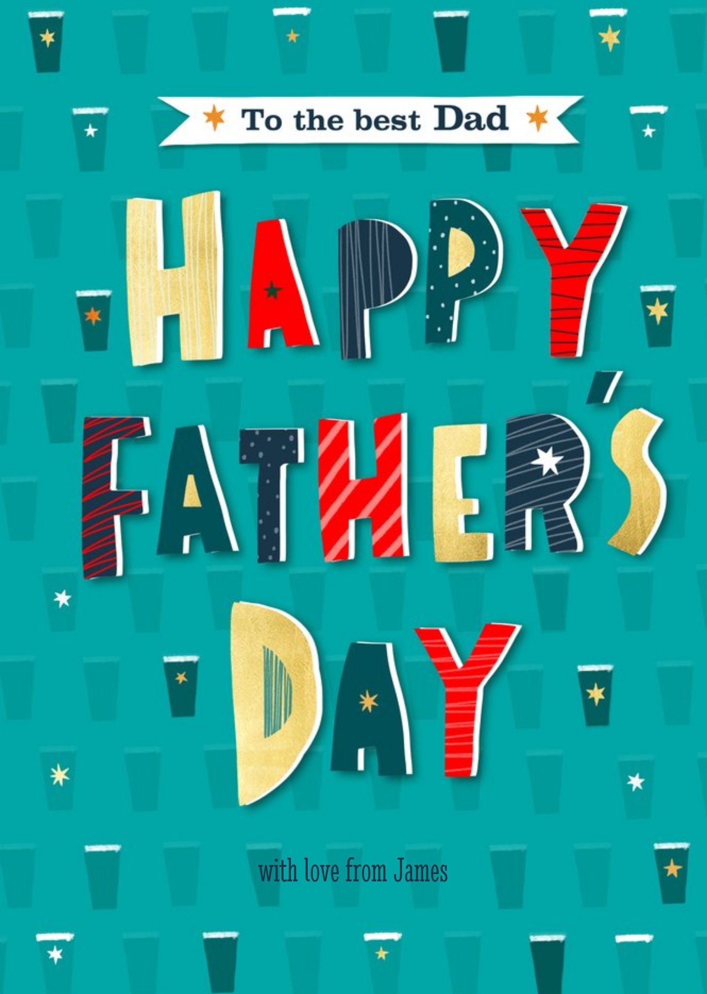 Moonpig To The Best Dad Happy Father's Day Card