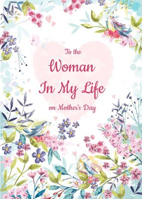 Pastel Garden To The Woman In My Life Happy Mother's Day Card