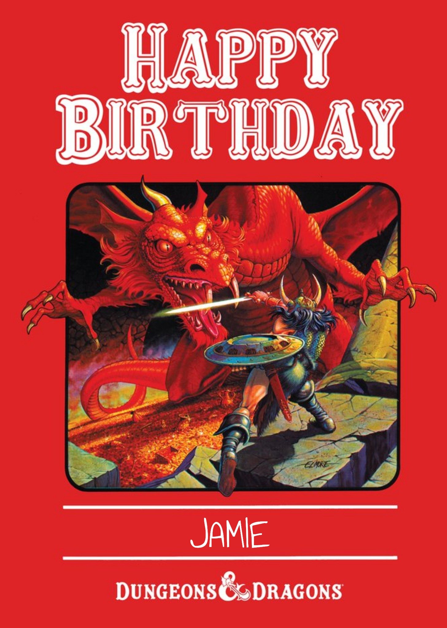 Moonpig Dungeons And Dragons Birthday Card